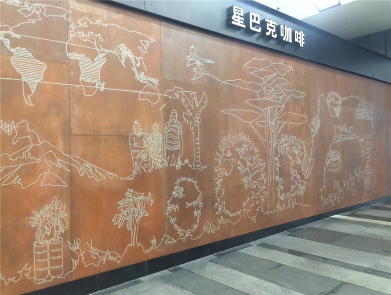昆都仑耐候钢幕墙